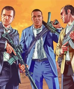 Grand Theft Auto Poster Diamond Paintings