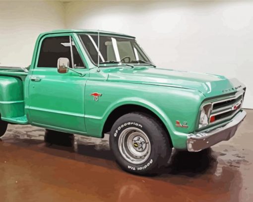 1967 Chevy Stepside Diamond Paintings