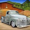 Grey Chevy 1950 Diamond Paintings