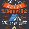 Happy Camper Poster Diamond Paintings