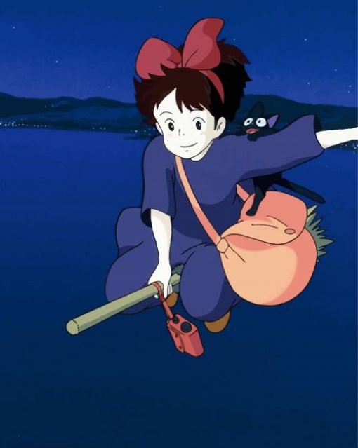 Kiki Delivery Service Anime Diamond Paintings