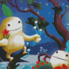 Kodama Tree Spirits Characters Diamond Paintings