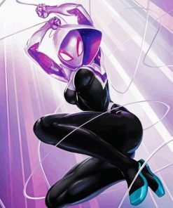 Spider Gwen Cartoon Diamond Paintings