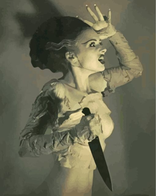 Bride Of Frankenstein Art Diamond Paintings