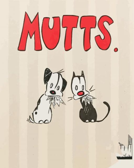 Mutts Poster Diamond Paintings