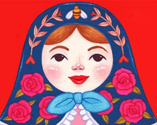 Nesting Doll Face Diamond Paintings