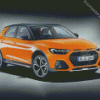 Orange Audi A1 Diamond Paintings