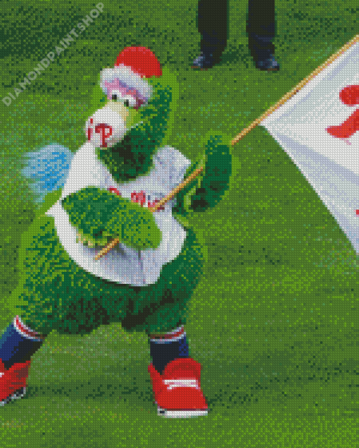 Phillie Phanatic Diamond Paintings