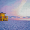 Pink Sky In Sarasota Diamond Paintings