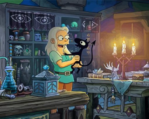 Disenchantment Cartoon Diamond Paintings