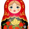 Red Nesting Doll Diamond Paintings