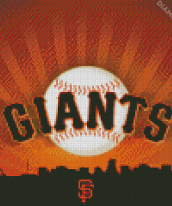 Sf Giants Illustration Diamond Paintings