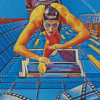 Swimmer Art Diamond Paintings