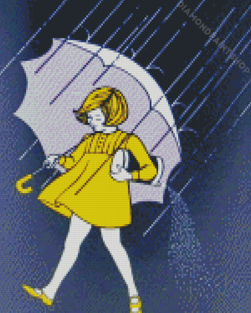 Morton Salt Girl Diamond Paintings