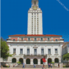 Texas University Building Diamond Paintings