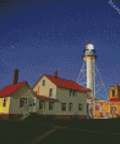 Whitfish Lighthouse Diamond Paintings