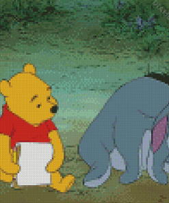 Winnie The Pooh Characters Diamond Paintings