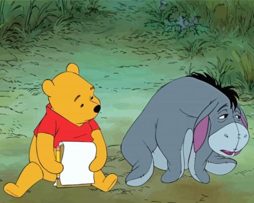 Winnie The Pooh Characters Diamond Paintings