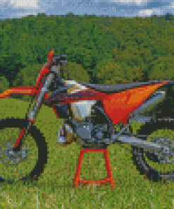 Ktm 250 Bike Diamond Paintings