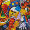 Abstract African Faces Diamond Paintings