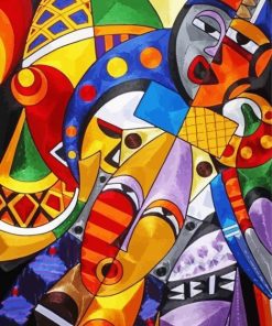 Abstract African Faces Diamond Paintings