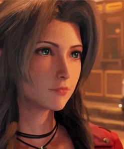 Aerith Gainsborough Character Diamond Paintings