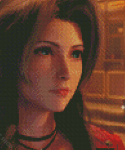 Aerith Gainsborough Character Diamond Paintings