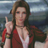 Aerith Gainsborough Game Diamond Paintings