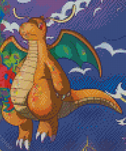 Aesthetic Dragonite Art Diamond Paintings