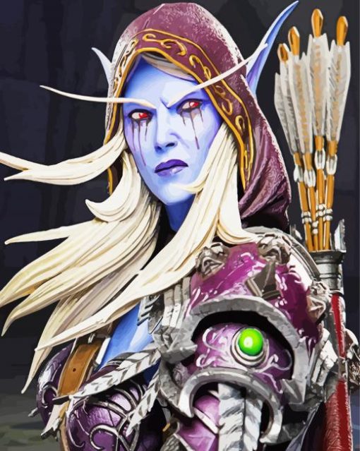 Sylvanas Windrunner Diamond Paintings