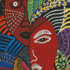 Artistic African Faces Diamond Paintings