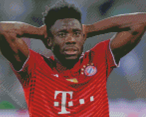 Alphonso Davies Diamond Paintings