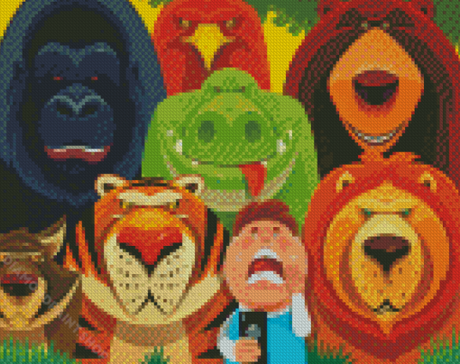 Animal Selfie Diamond Paintings