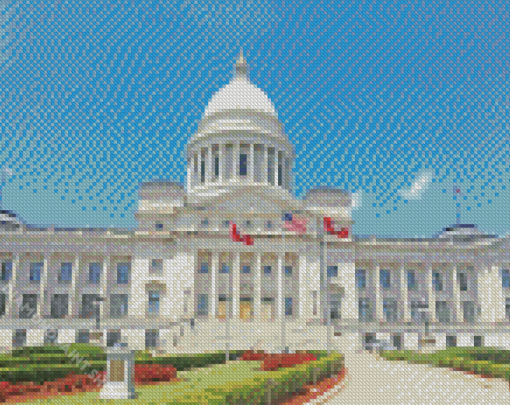 Arkansas State Capitol Building Diamond Paintings