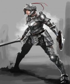 Armor Woman Diamond Paintings