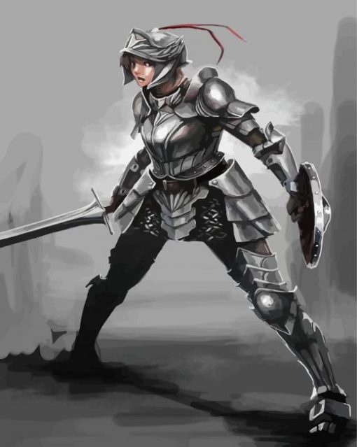 Armor Woman Diamond Paintings