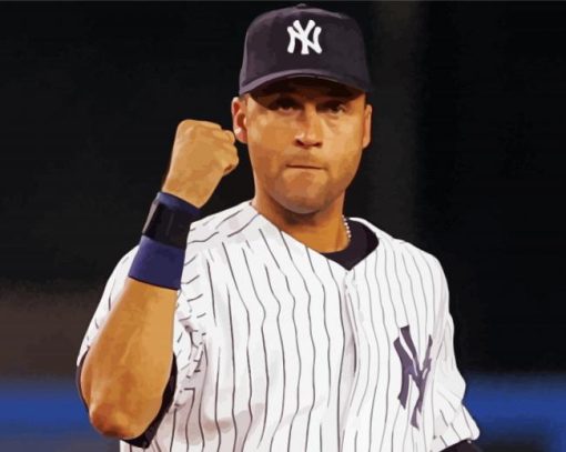 Derek Jeter Player Diamond Paintings