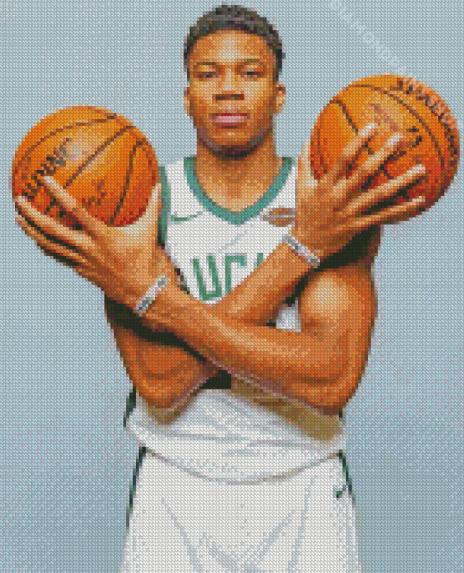 Giannis Antetokounmpo Diamond Paintings