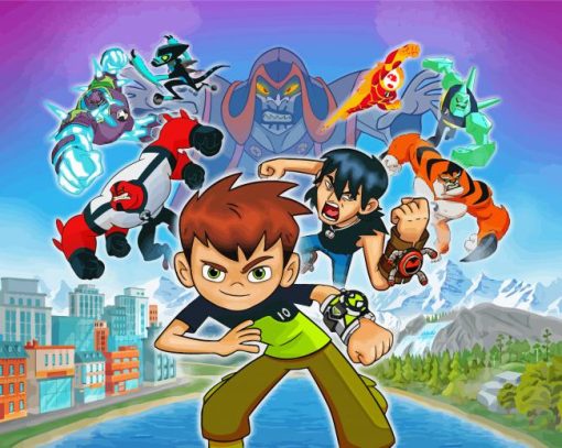 Ben 10 Cartoon Diamond Paintings