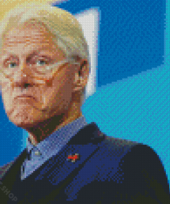 Classy Bill Clinton Diamond Paintings