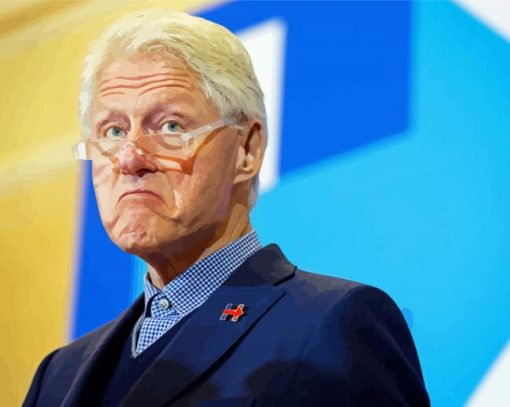 Classy Bill Clinton Diamond Paintings