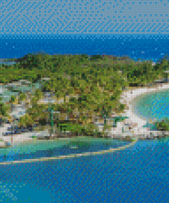 Caribbean Beach Roatan Diamond Paintings