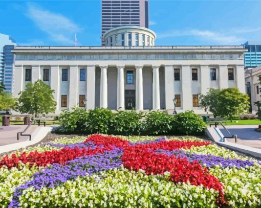 Columbus Ohio Statehouse Diamond Paintings