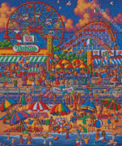 Coney Island Art Diamond Paintings