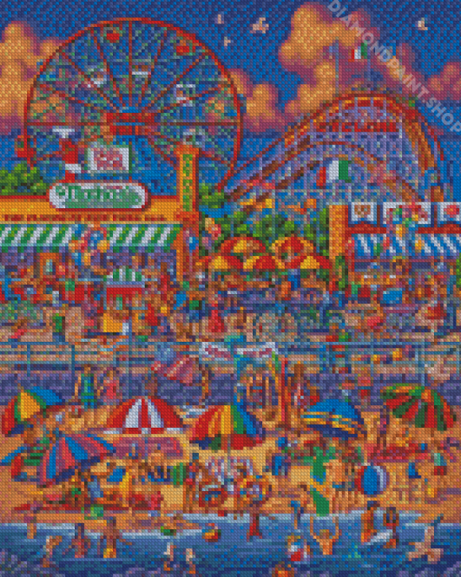 Coney Island Art Diamond Paintings