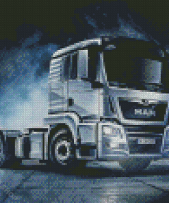 Cool Man Truck Diamond Paintings