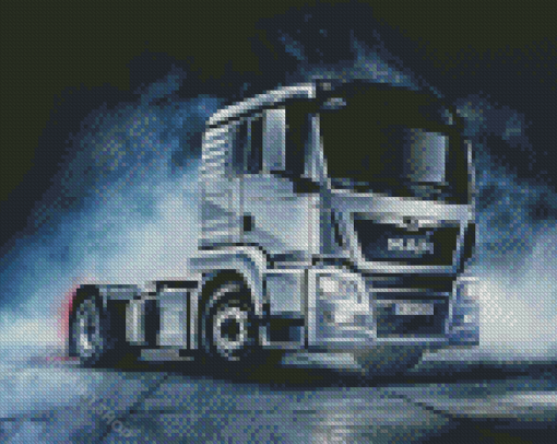 Cool Man Truck Diamond Paintings