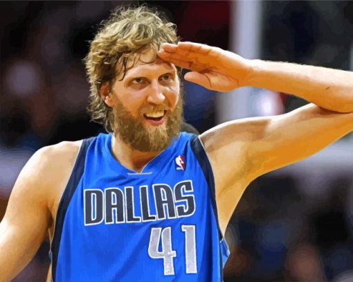 Dirk Nowitzki Player Diamond Paintings