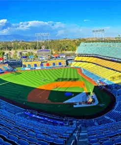 Dodger Stadium In Los Angeles Diamond Paintings