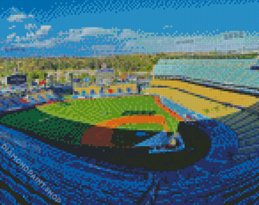 Dodger Stadium In Los Angeles Diamond Paintings